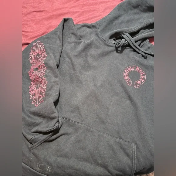 Chrome Hearts Black FnF edition Sweater with Red Accents - Picture 3 of 5